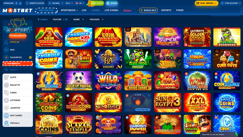 Mostbet Casino — Jackpot games