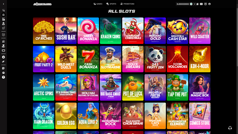 Motherland Casino — Games lobby