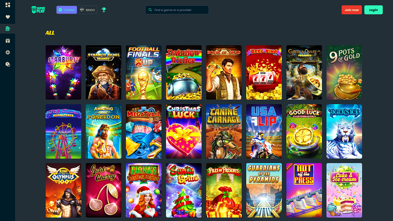 Mr SuperPlay Casino — Games lobby