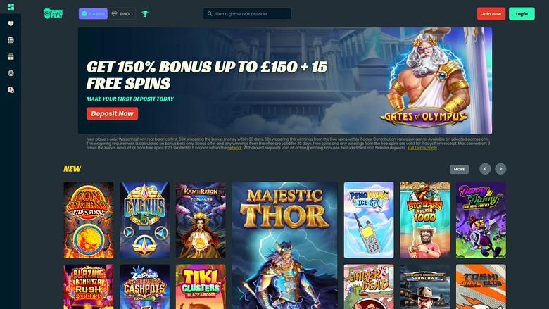 Mr SuperPlay Casino — Homepage