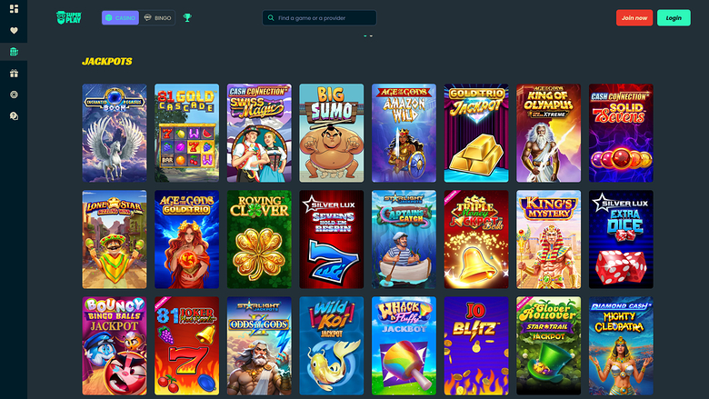 Mr SuperPlay Casino — Jackpot games