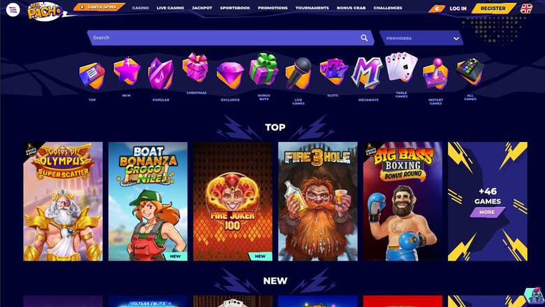 MrPacho Casino — Games lobby