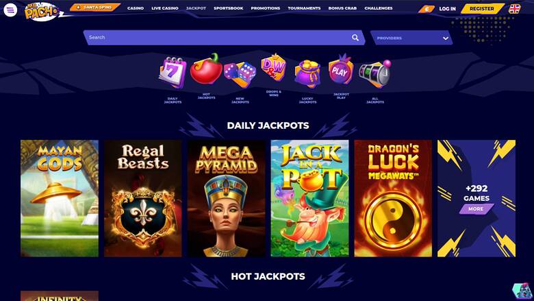 MrPacho Casino — Jackpot games