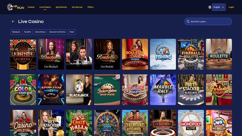 MrRun Casino — Livedealers