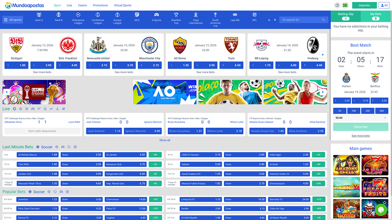 Mundoapostas — Sportsbook