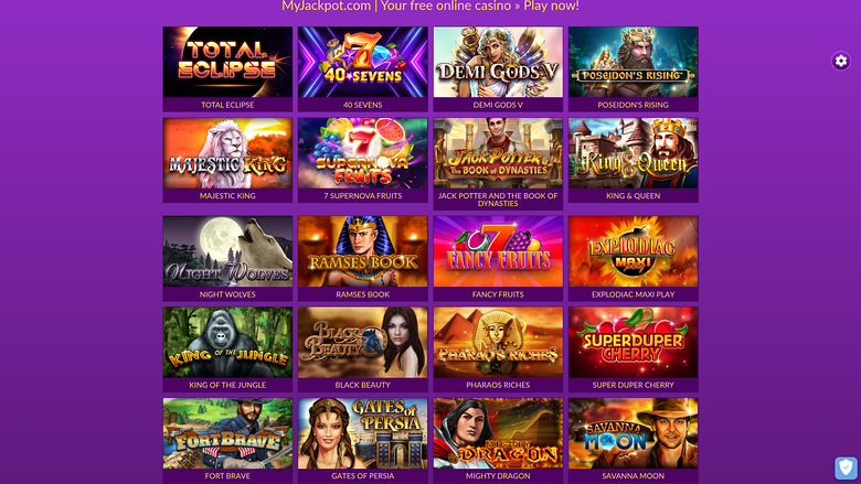 My Jackpot — Games lobby