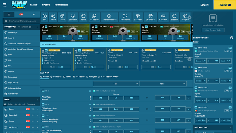 Nalu Casino — Sportsbook