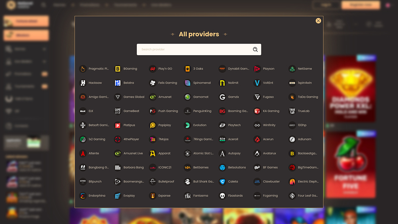 National Casino — Games by studio