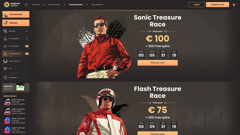 National Casino — Tournaments