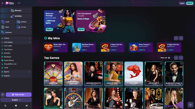 Need for Slots Casino — Needforslots live