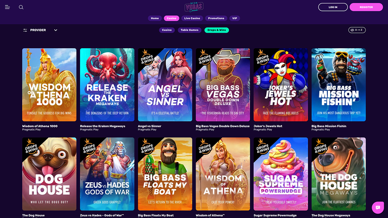 NeonVegas Casino — Drops and wins
