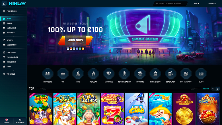 Ninlay Casino — Homepage