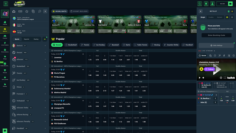 Nitrobet Casino — Sport betting