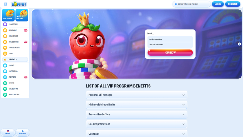 Nomini Casino — VIP section