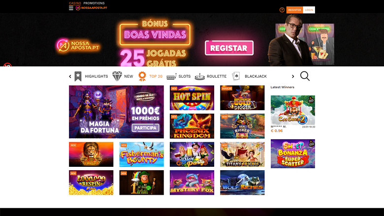 Nossa Aposta Casino — Homepage
