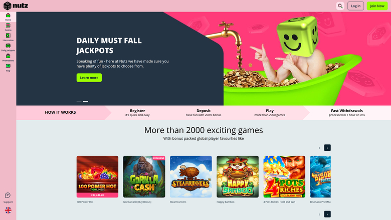 Nutz — Homepage