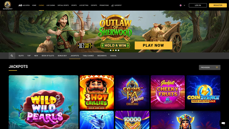 Olympusbet Casino — Jackpot games