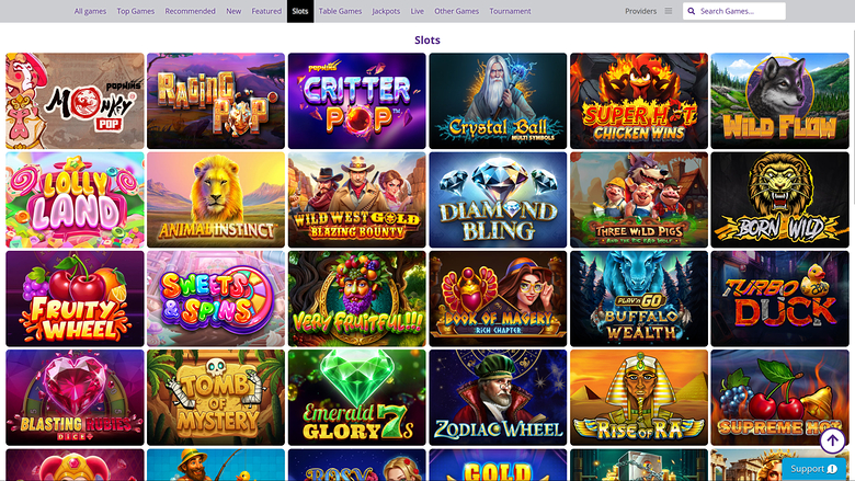 Omni Slots Casino — Games lobby