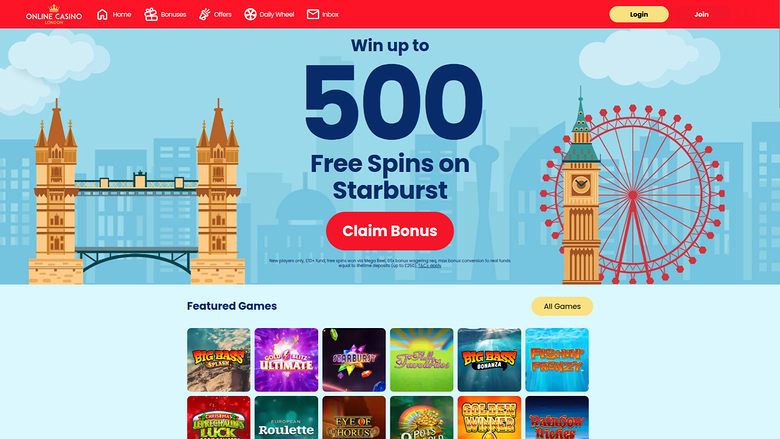 Online Casino London — Homepage