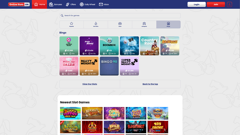 Online Slots UK — Bingo