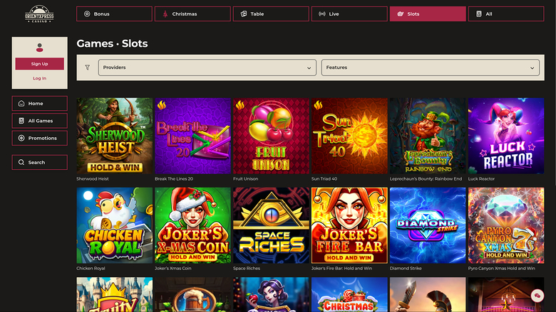 OrientXpress Casino — Games lobby