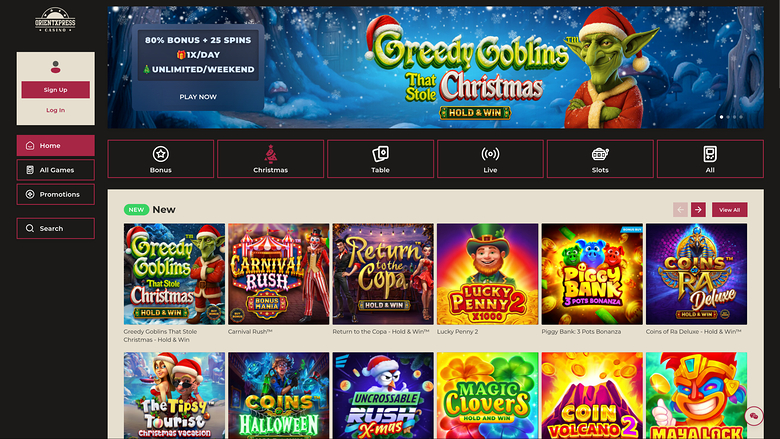 OrientXpress Casino — Homepage