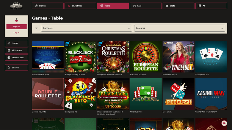 OrientXpress Casino — Games lobby