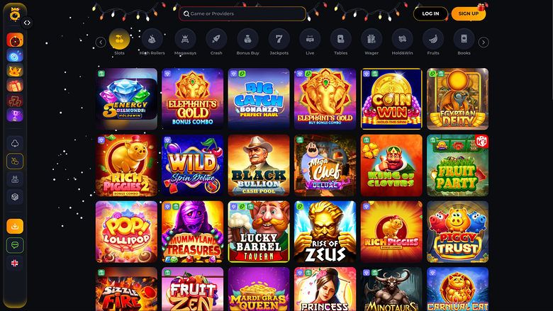 Oro.gg Casino — Games lobby
