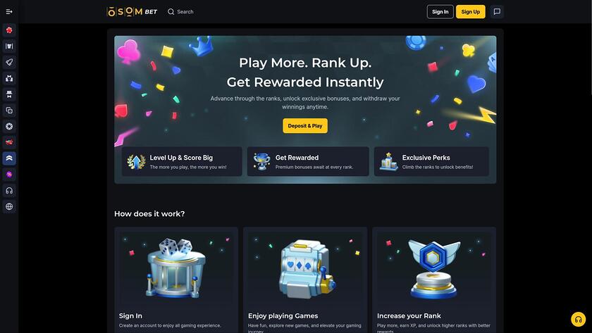 Osombet Casino — VIP section