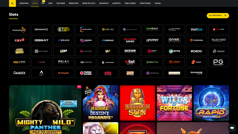 Palmslots Casino — Games by studio