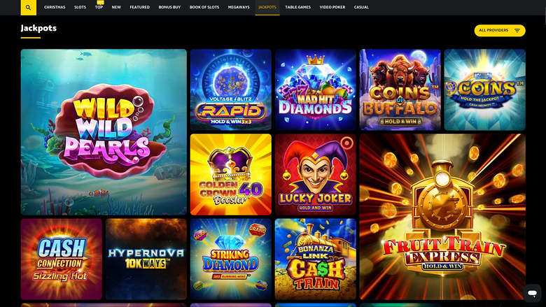 Palmslots Casino — Jackpot games