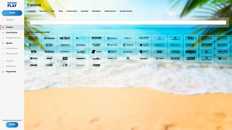 ParadisePlay Casino — Developers