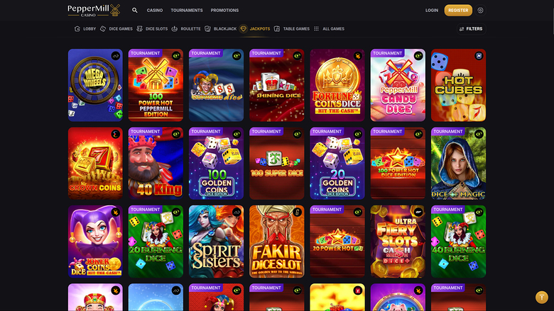 PepperMill Casino — Jackpot games