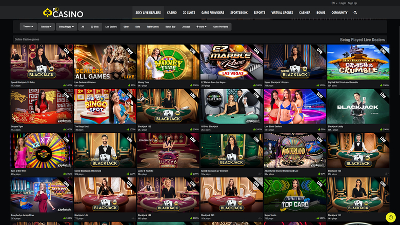 Ph Casino — Live dealer lobby