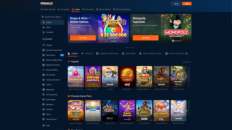 Pinnacle — Homepage