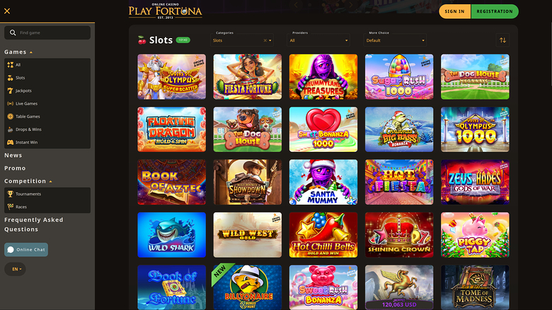 Play Fortuna Casino — Games lobby