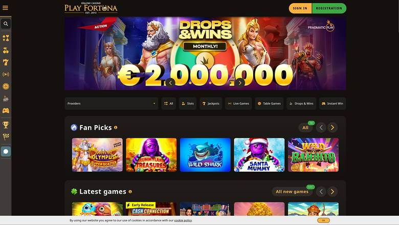 Play Fortuna Casino — Homepage