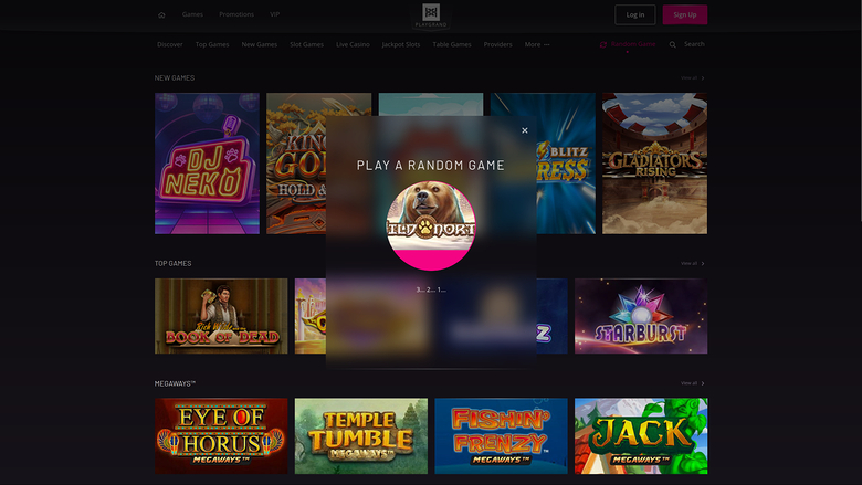 Playgrand Casino — Random game