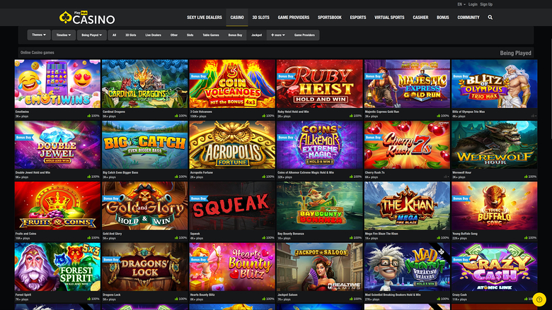 Playhub Casino — Jackpot games