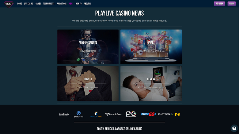 PlayLive Casino — News