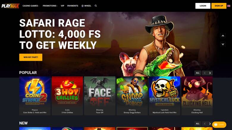 PlayMax Casino — Homepage