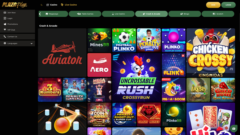 PlazaPlay Casino — Arcade