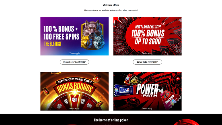 PokerStars — Promotions page