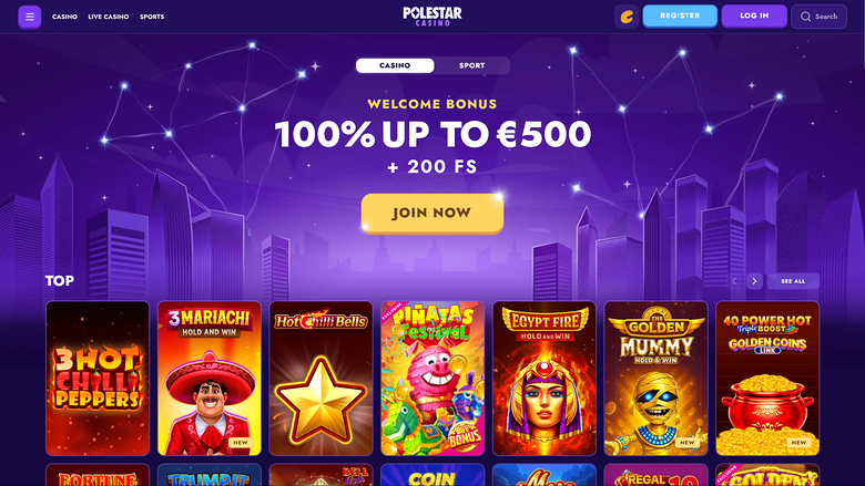 Polestar Casino — Homepage