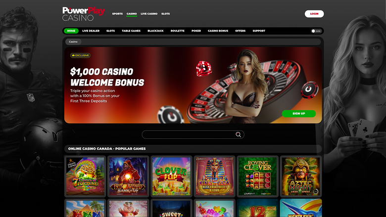 PowerPlay Casino — Homepage