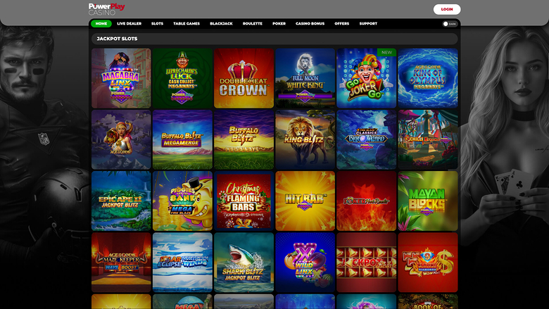 PowerPlay Casino — Jackpot games