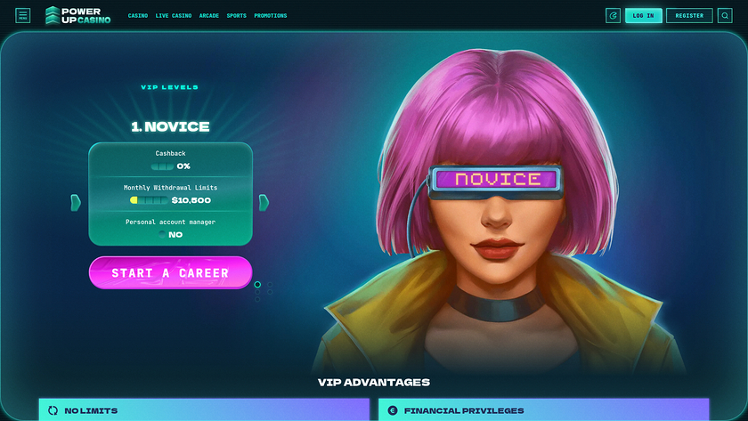 PowerUp Casino — VIP section
