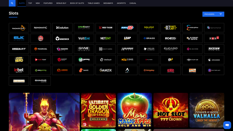 Pribet Casino — Games by studio