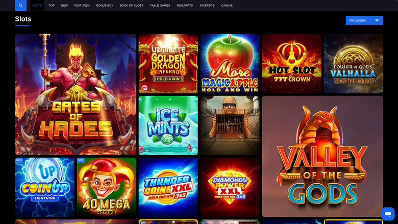 Pribet Casino — Games lobby