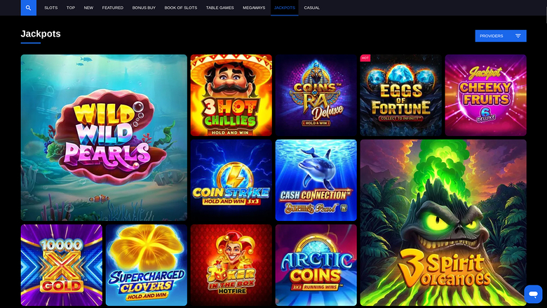 Pribet Casino — Jackpot games